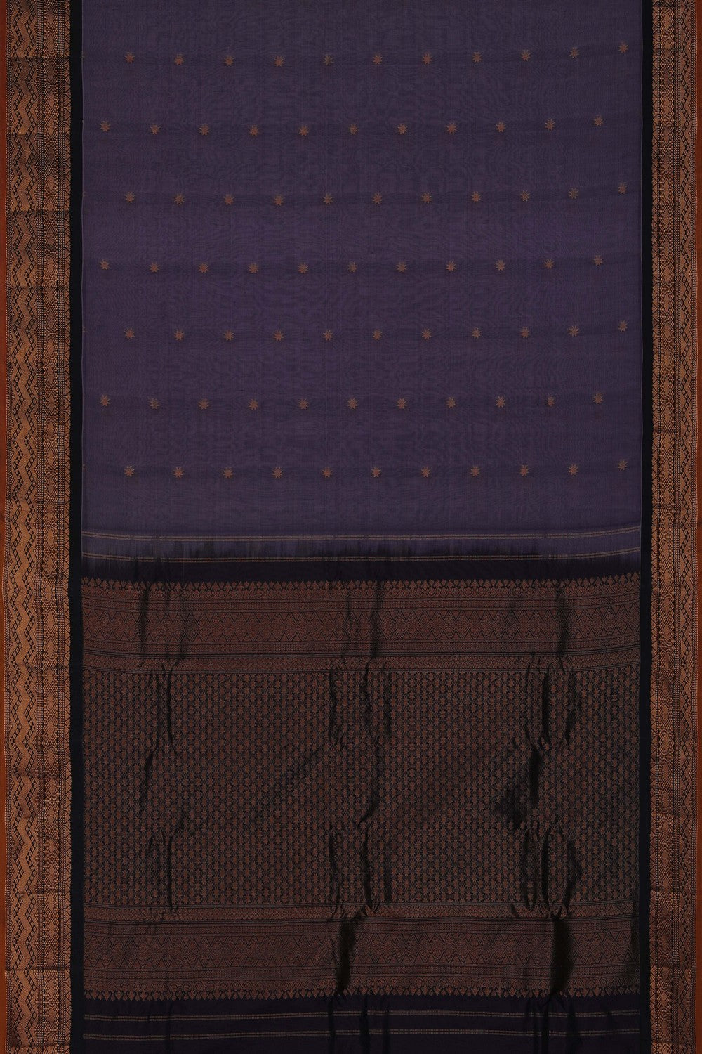 Image of Gadwal Purple Saree